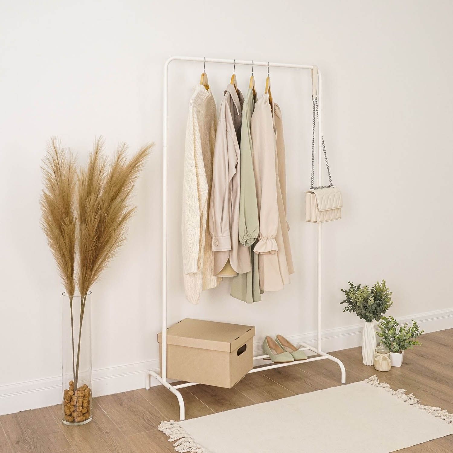 Вешалка гардеробная Радуга 1 Белый