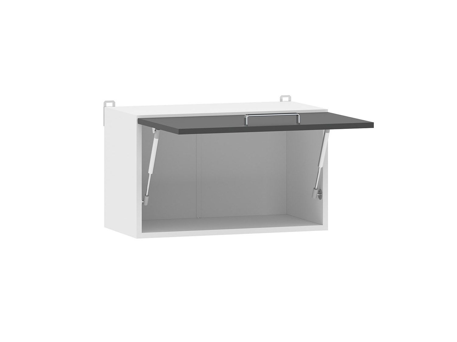 Кухня Борги комплект 6 Белый / Антрацит