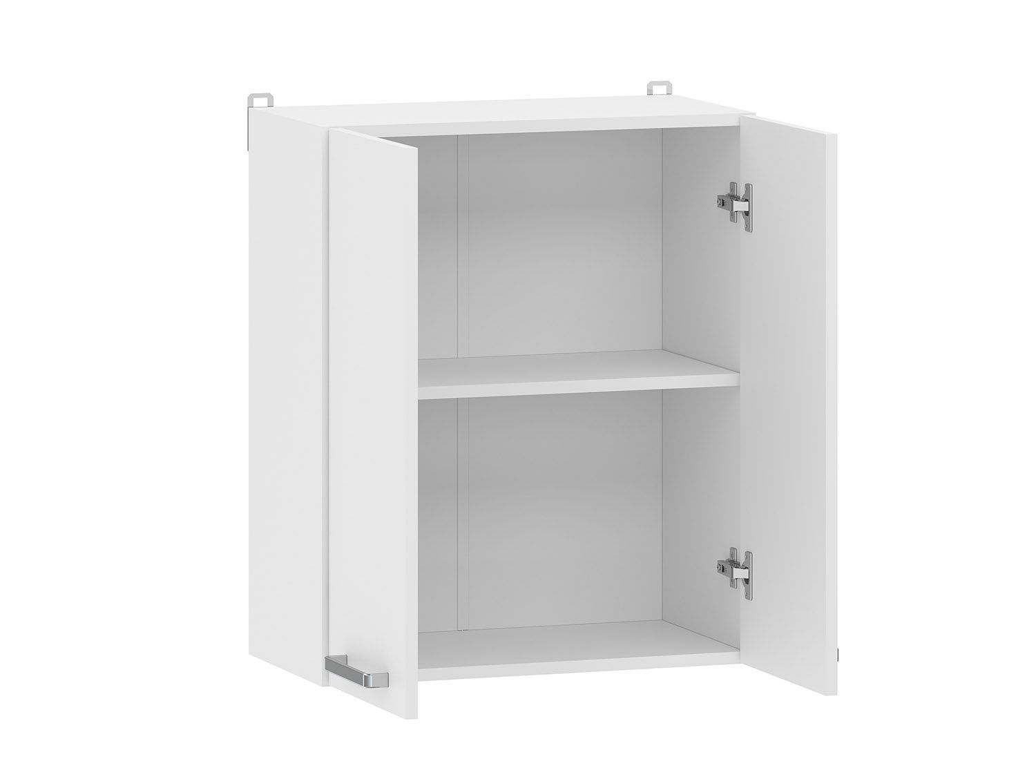 Кухня Борги комплект 1 Белый / Антрацит-Белый