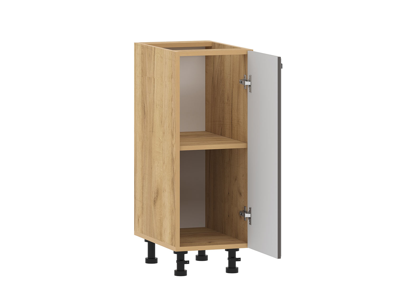 Вокс 100.01 300 тумба кухонная / Дуб крафт золотой/Графит