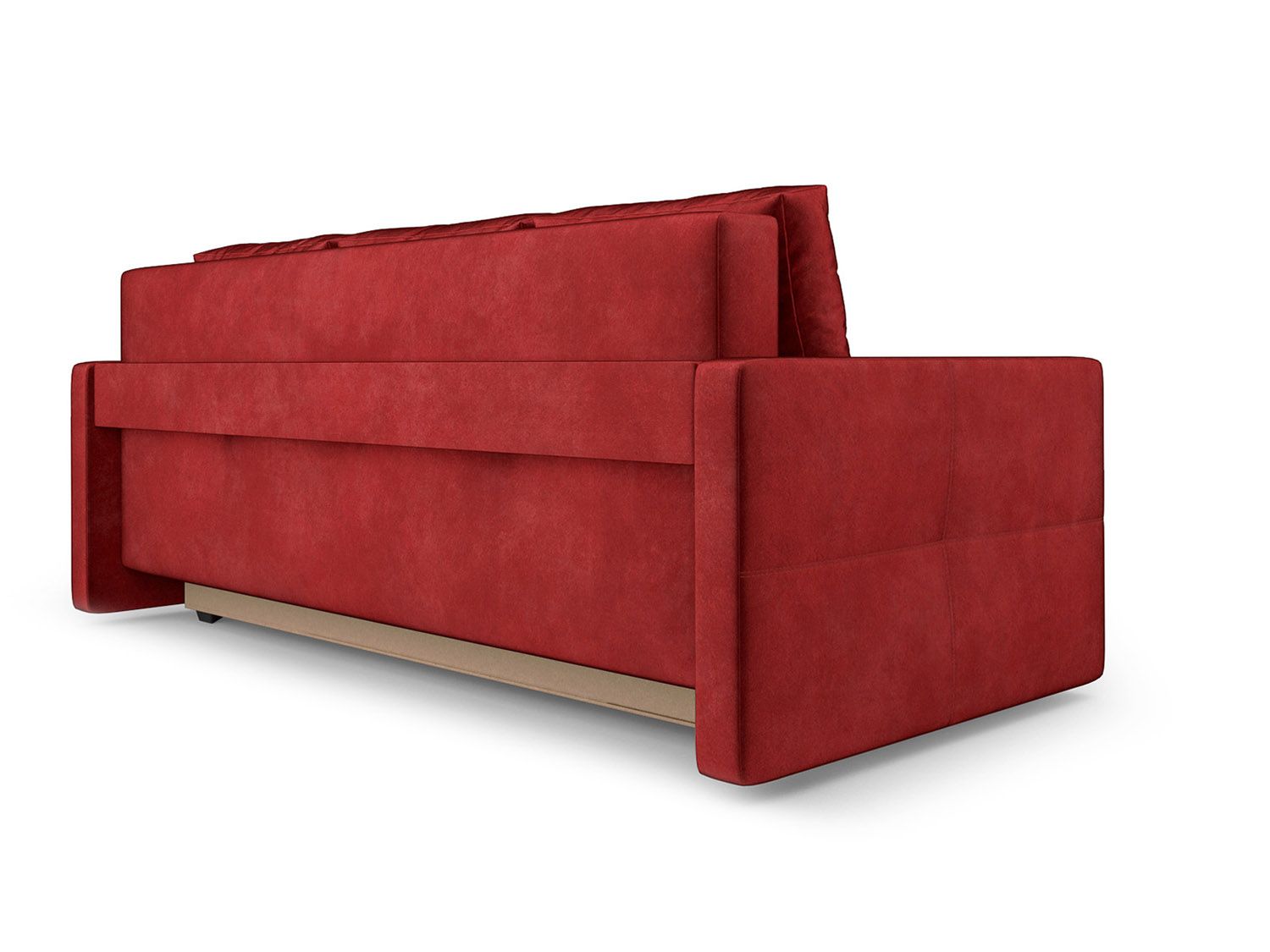 Диван Марсель №2 бархат красный  STAR VELVET 3 DARK RED