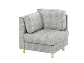 Кресло Шелдон / велюр Sierra 1 светло-серый