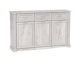 Тумба Сохо 32.13-01 бетон белый/бетон патина