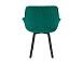 Квинта стул велюр тенерифе изумруд / черный
