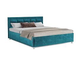 Кровать Версаль бархат сине-зеленый STAR VELVET 43 BLACK GREEN 160