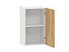 Борги 100.30 450 шкаф навесной / Белый/Дуб Крафт золотой