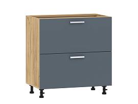 Борги 100.05 800 тумба кухонная / Дуб Крафт золотой/Маренго