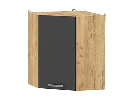 Борги 100.34 шкаф навесной угловой / Дуб Крафт золотой/Антрацит