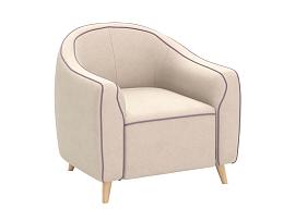 Лона кресло для отдыха / велюр Forward 910 крем / велюр Forward 892 тоуп