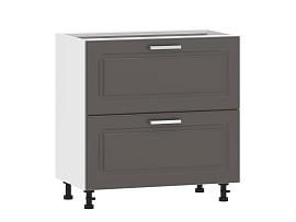 Вокс 100.05 800 тумба кухонная / Белый/Графит