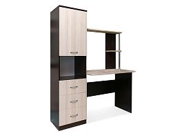 Стол компьютерный СК-8 венге/ясень шимо светлый