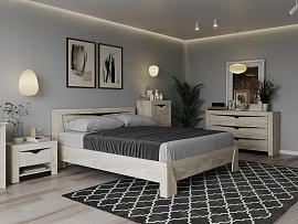Спальня Лючия 1 Бетон пайн белый/венге