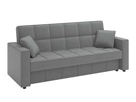 Луи диван-кровать 3-х мест. 2 думки / велюр Parma 25 серый
