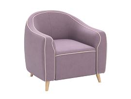 Лона кресло для отдыха / велюр Forward 892 тоуп / велюр Forward 910 крем