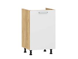 Борги 100.03 500 тумба под мойку / Дуб Крафт золотой/Белый