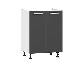Борги 100.04 600 тумба под мойку / Белый/Антрацит