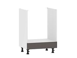 Вокс 100.10 600 тумба кухонная для техники / Белый/Графит