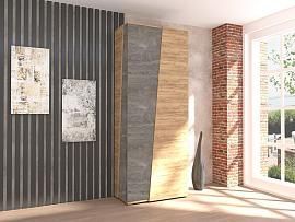 Аллегро 10 шкаф / Дуб Крафт золотой/Камень темный