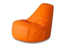 Кресло Комфорт экокожа оранжевая