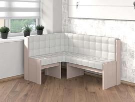 Скамья угловая Квадро / Бодега светлый/Милк
