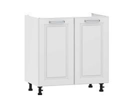 Вокс 100.04 800 тумба под мойку / Белый/Меренга