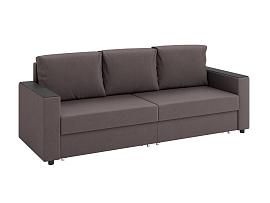 Гермес диван-кровать 3-х мест / велюр Parma 14 коричневый