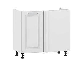 Вокс 100.11 1000 тумба под мойку угловая / Белый/Меренга