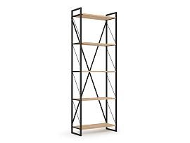 Скарлетт Стеллаж 940 Дуб сонома/Черный
