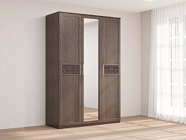 Кэт 4 шкаф 3-ств. - Венге/Кайман тёмный