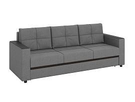 Смарт диван-кровать 3-х мест / рогожка серая