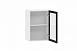 Moru шкаф навесной 100.80.500 / Белый/Черный