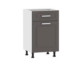 Вокс 100.08 500 тумба кухонная / Белый/Графит