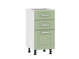 Вокс 100.06 400 тумба кухонная / Белый/Фисташка
