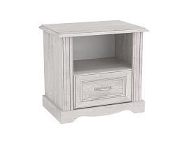 Тумба прикроватная Сохо 32.17 бетон белый/бетон патина