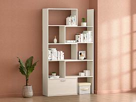 Стеллаж раздвижной - Бодега белая