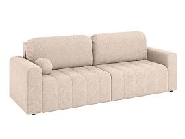 Вайли диван-кровать 3-х мест. / Экомех Fluffy 05 крем