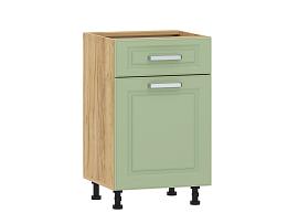 Вокс 100.08 500 тумба кухонная / Дуб крафт золотой/Фисташка