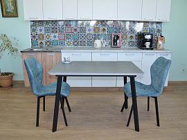 Керамический стол 110 - Армани серый матовый