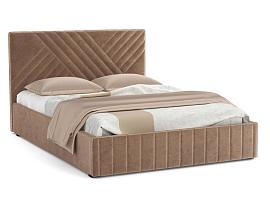 Гамма Ф кровать 1600 - велюр Fresh хумус