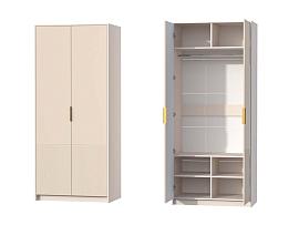 Кэт 3 шкаф 2 ств. - Кашемир/Тирамису