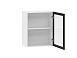 Moru 100.80.600 шкаф наквесной Белый / Черный