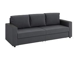 Гермес диван-кровать 3-х мест / велюр Parma 27 темно-серый