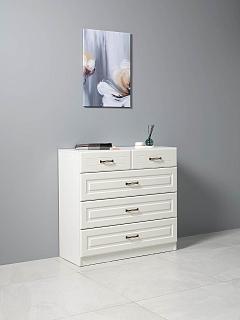 Ливерпуль комод 10.103.01 Белый/Ясень ваниль