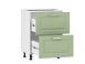Вокс 100.05 тумба кухонная (600) Белый / Фисташка