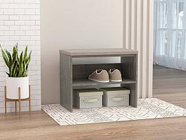 Обувница мягкая 600 - Камень темный/Бежевый