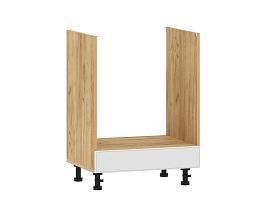 Вокс 100.10 600 тумба кухонная для техники / Дуб крафт золотой/Меренга