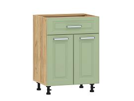 Вокс 100.09 600 тумба кухонная / Дуб крафт золотой/Фисташка