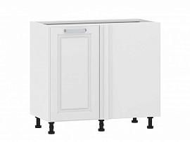Вокс 100.12 1000 тумба кухонная угловая / Белый/Меренга