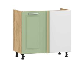 Вокс 100.11 1000 тумба под мойку угловая / Дуб крафт золотой/Фисташка