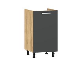 Борги 100.03 450 тумба под мойку / Дуб Крафт золотой/Антрацит